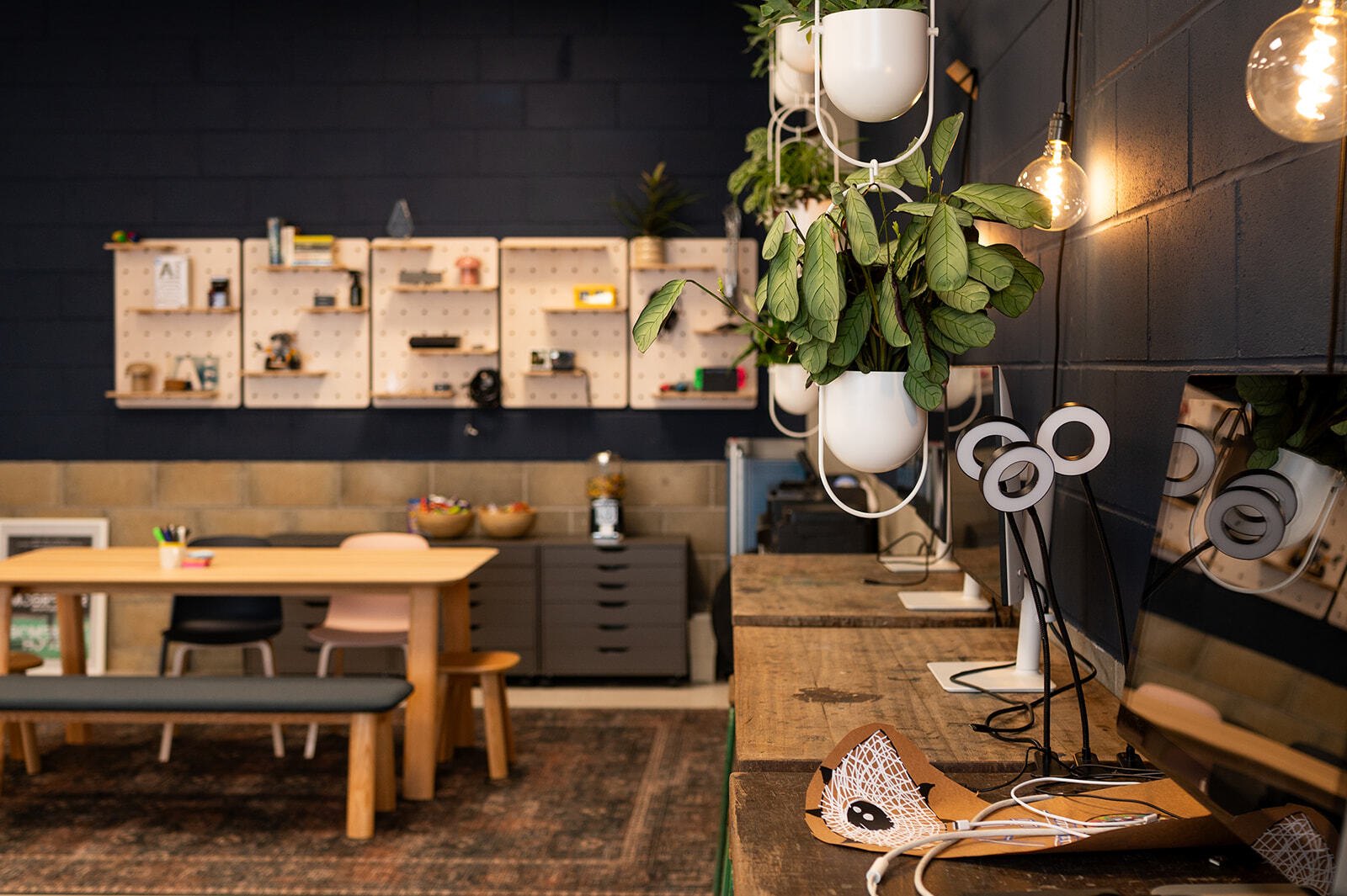 Creative workspace at the AI Adoption Lab