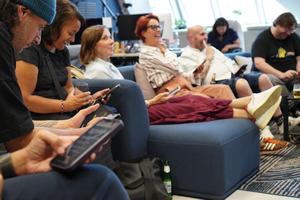 A live learning session at the Lab